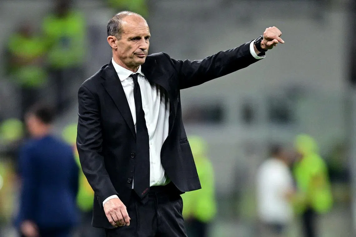 Soccer Football - Serie A - AC Milan v Cagliari - San Siro, Milan, Italy - May 24, 2026 AC Milan coach Massimiliano Allegri REUTERS/Daniele Mascolo