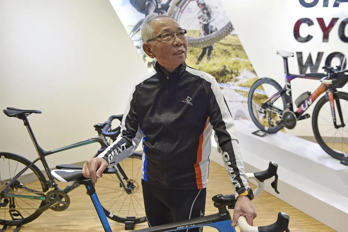 Giant founder King Liu was already 73 when he got into cycling seriously.
