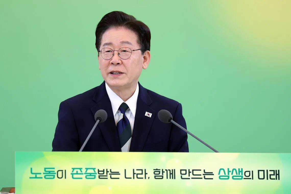 South Korean President Lee Jae Myung issued another pointed social media missive, commenting on a news article detailing Israel’s backlash against his remarks.