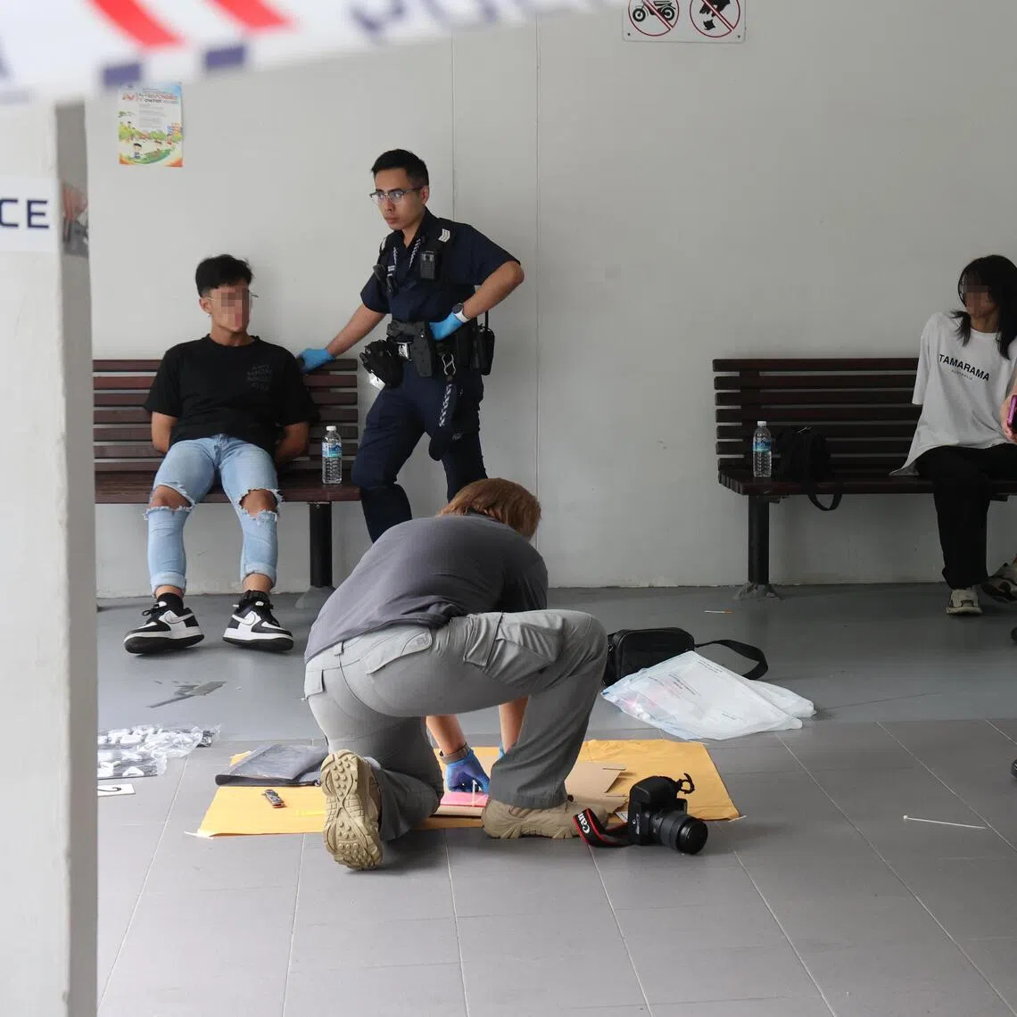 Two men, aged 23 and 26, and a 23-year-old woman were arrested.