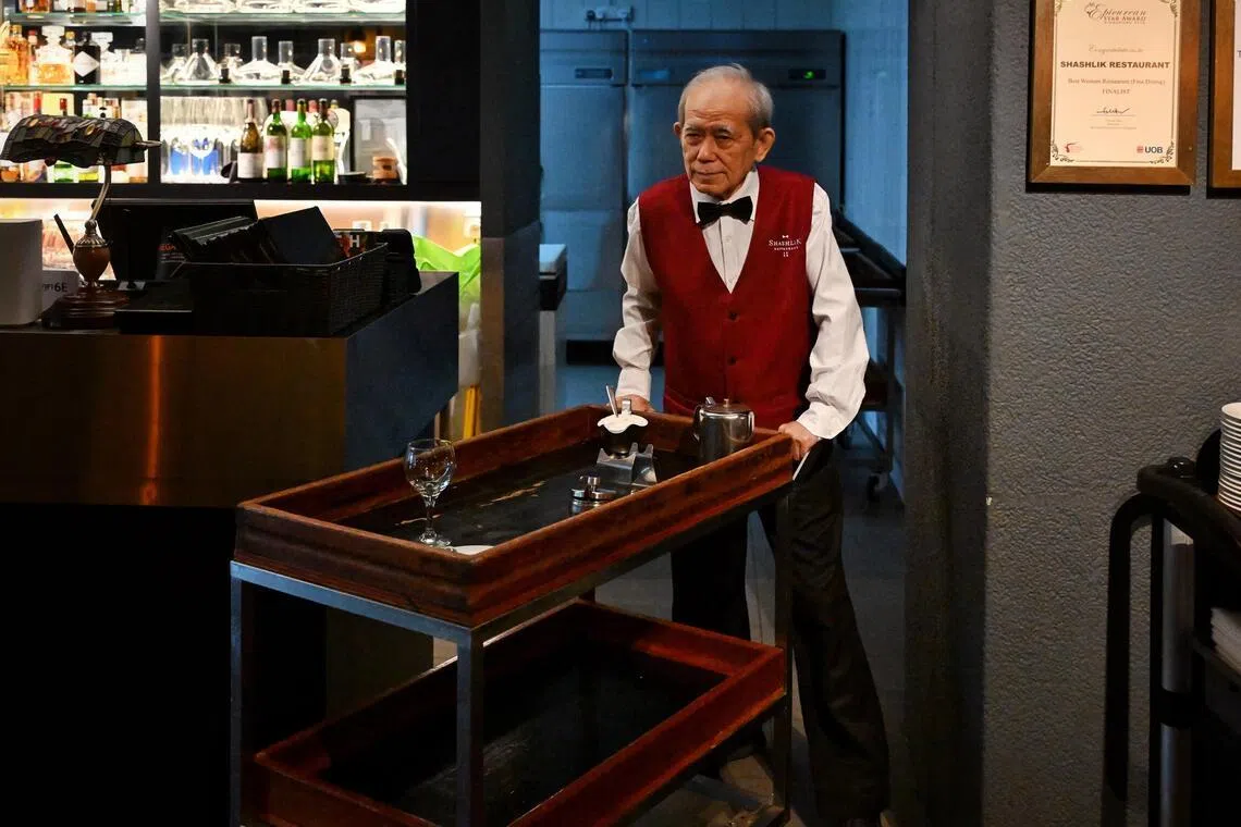 Foo has been making Russian and Irish coffee for over 40 years.