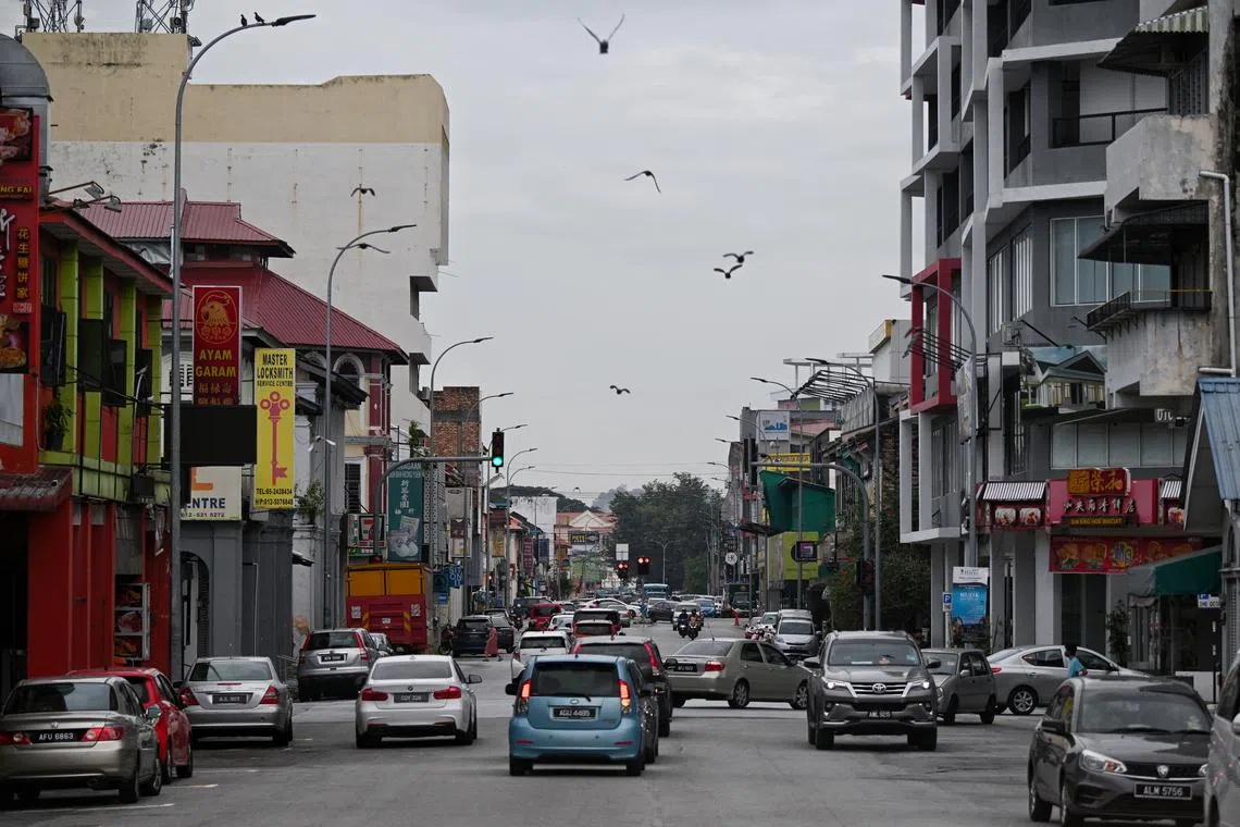 The noise, which sounded like an explosion, was heard in several areas including Silibin - the city centre - Bercham, and Gunung Lang.
