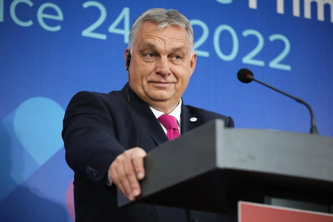 Hungarian Prime Minister Viktor Orban has opposed harsher European sanctions on Russia including on energy supplies.