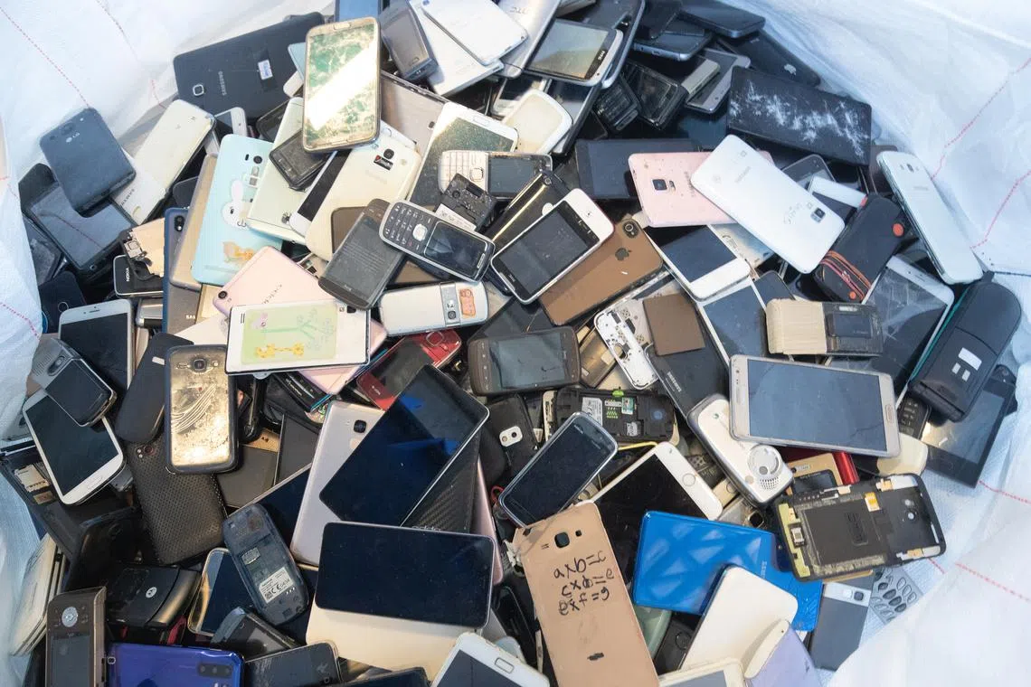 Singapore generates an estimated 60,000 tonnes of e-waste each year. 