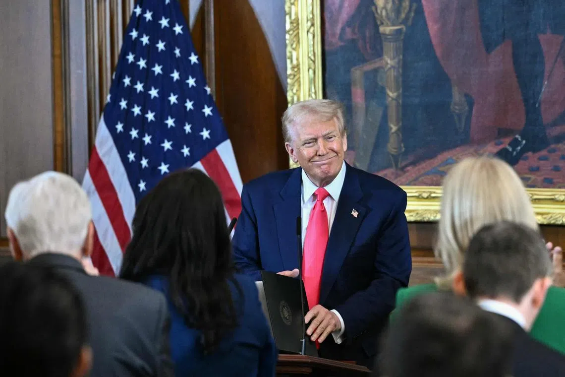 Mr Trump said a ceasefire would make sense for Russia but said there was "a lot of downside for Russia too", without elaborating.