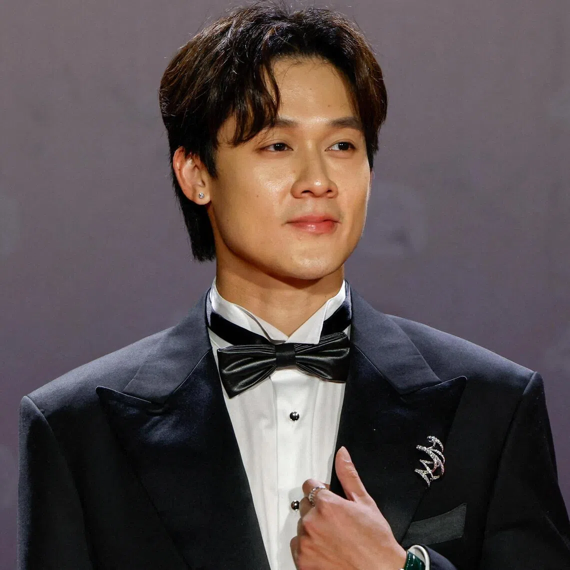 Richie Koh poses for photos at the 62nd Golden Horse Awards in Taipei, Taiwan November 22, 2025. REUTERS/Ann Wang