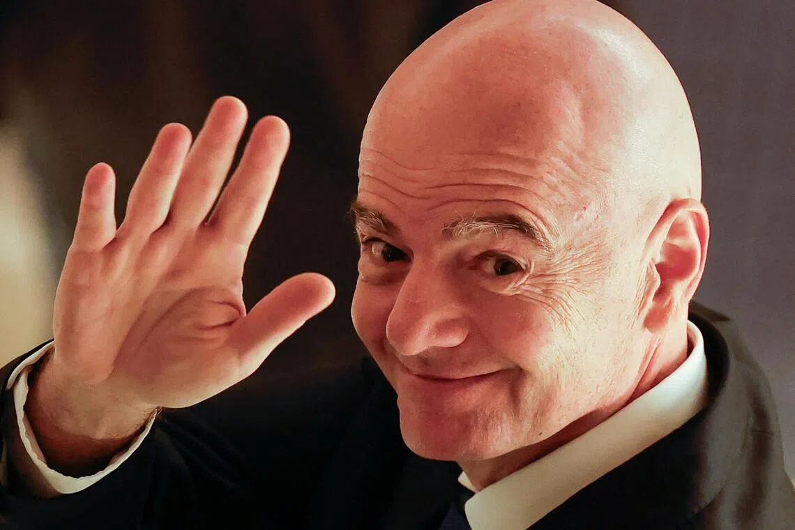 FIFA president Gianni Infantino is seeking a fourth term until 2031.