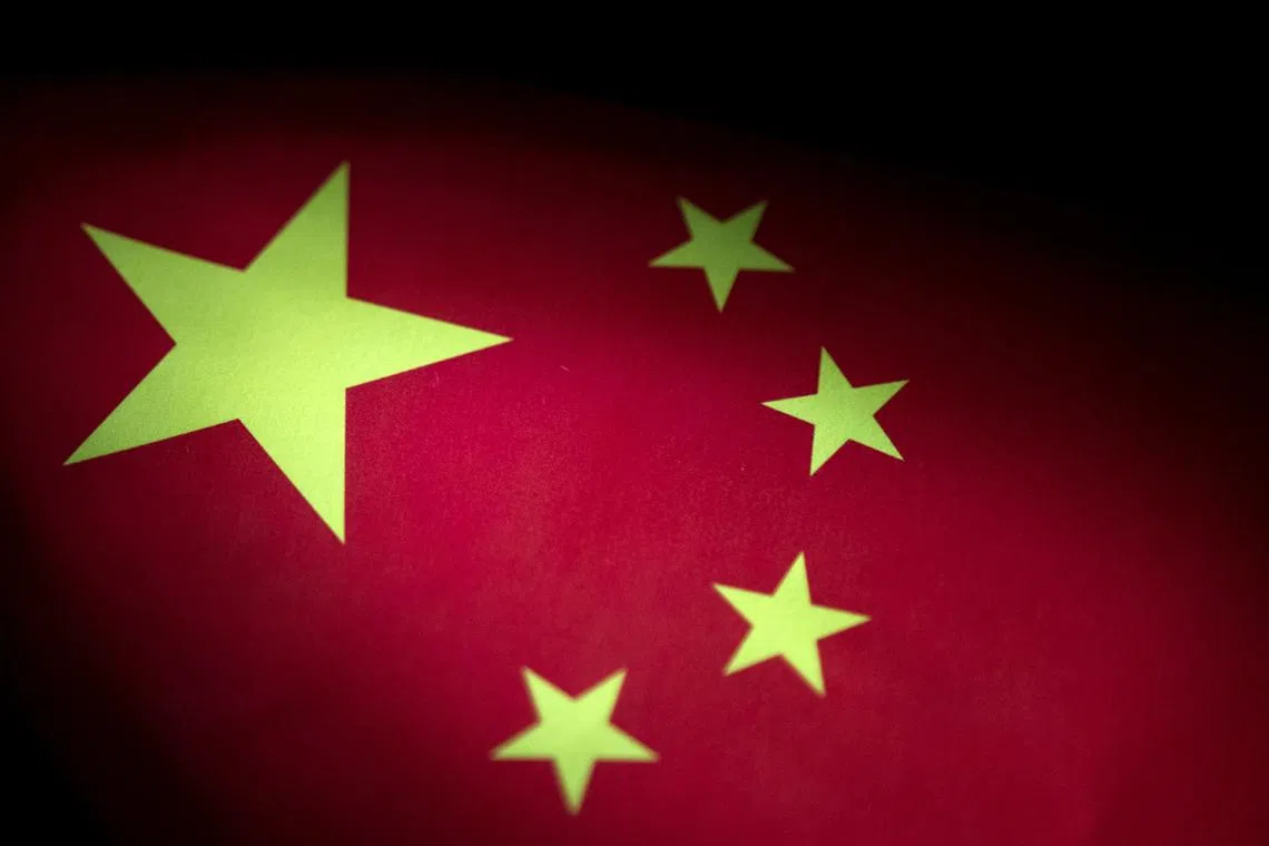 FILE PHOTO: The Chinese flag is seen in this illustration taken May 30, 2022. REUTERS/Dado Ruvic/Illustration/File Photo