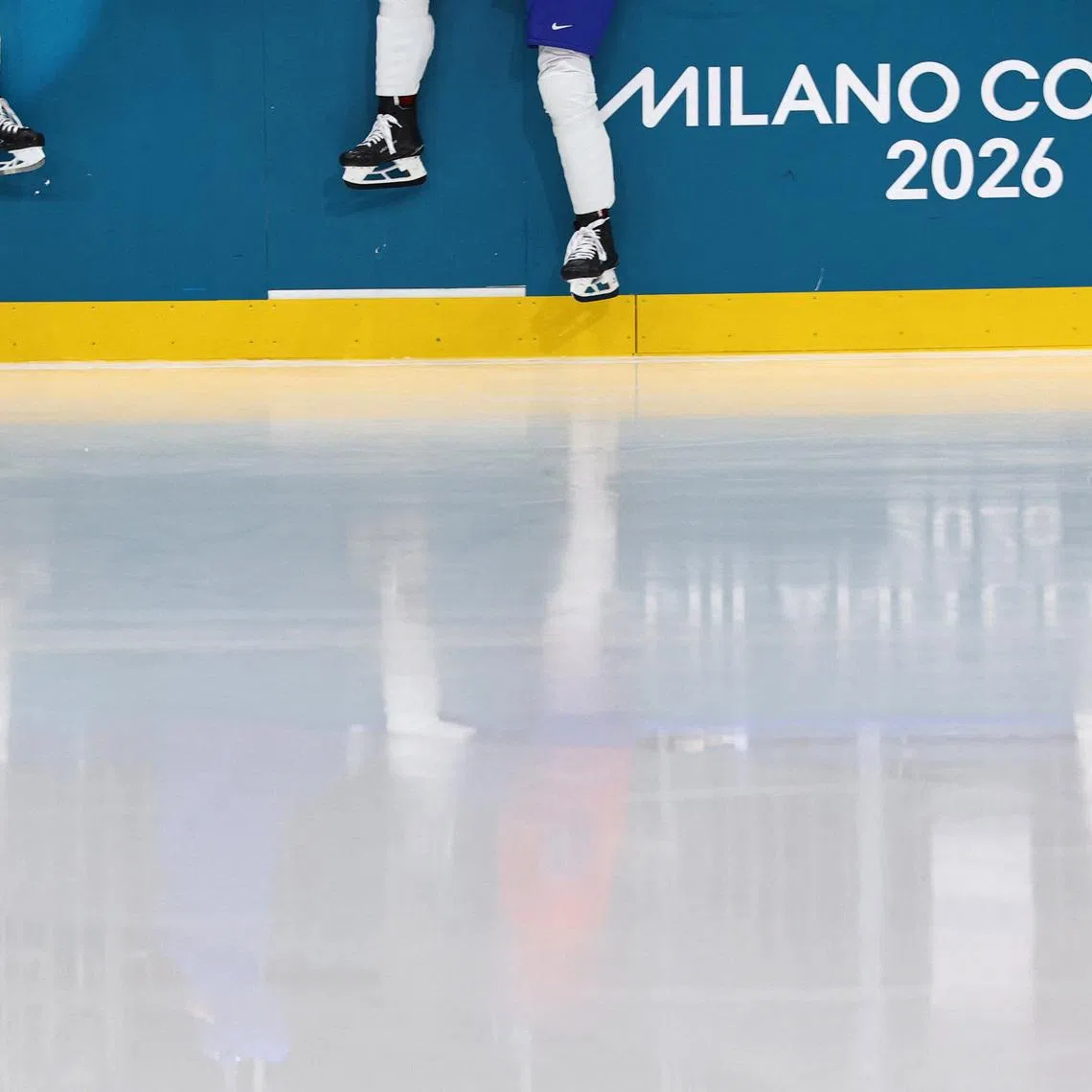 Milano Cortina 2026 Olympics - Ice Hockey - United States Women's Training  - Milano Rho Ice Hockey Arena, Milan, Italy - February 04, 2026. General view of the ice rink during training REUTERS/Susana Vera/File Photo