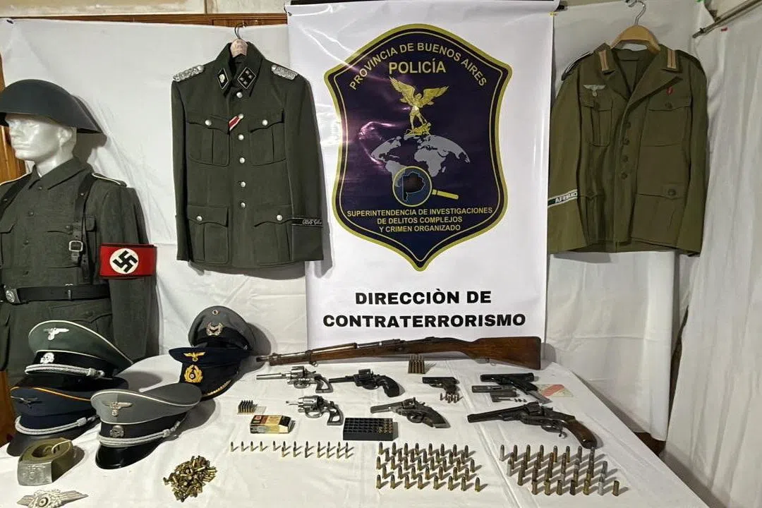 Nazi arsenal seized from Argentine vendor's home