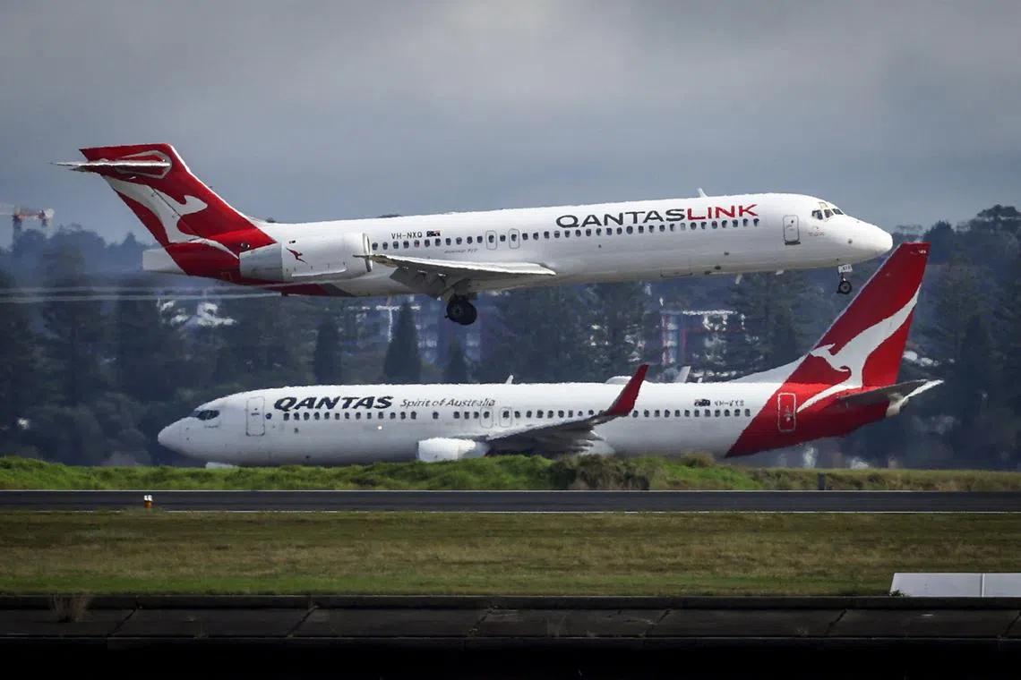 Qantas said it’s rebooking the lucky customers into business class – still a saving of about 65 per cent on the normal fare. 