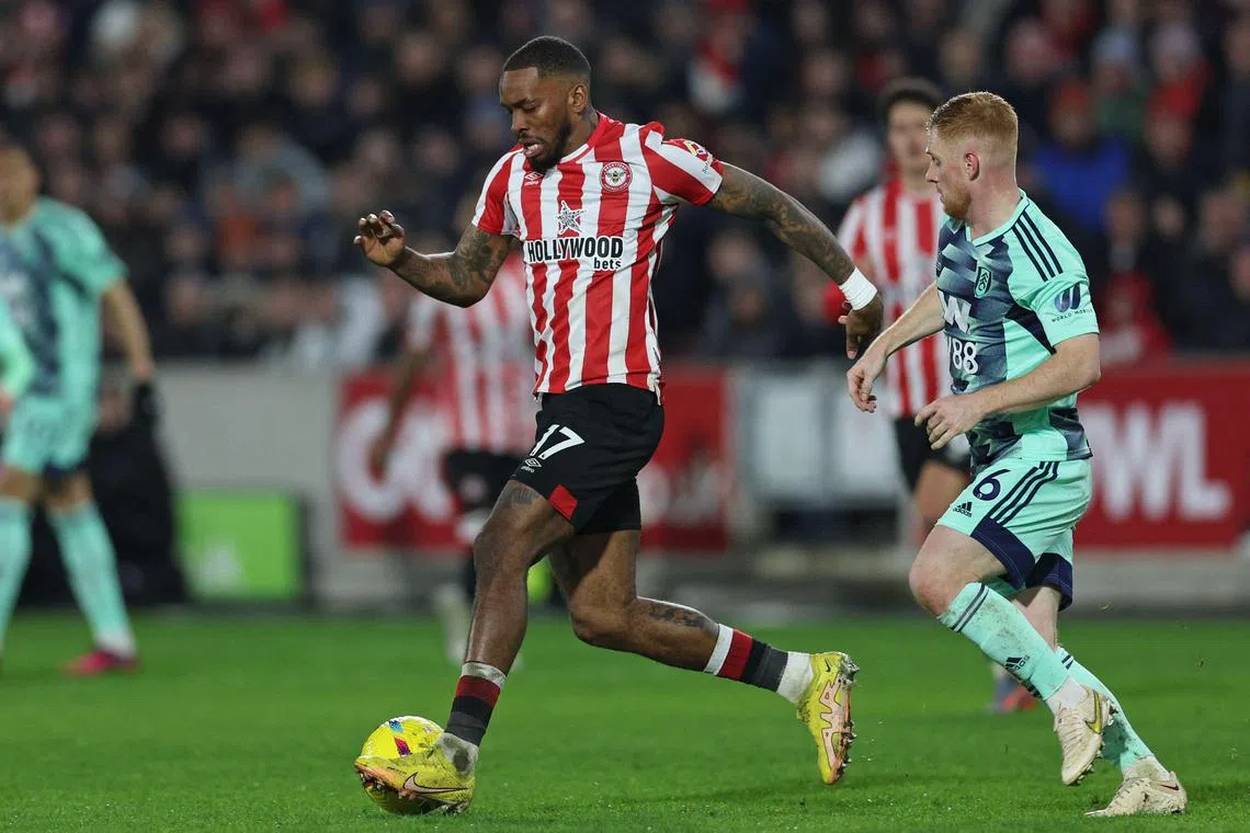 Brentford striker Ivan Toney scored his 15th Premier League goal to help his team to a 3-2 win over Fulham.  