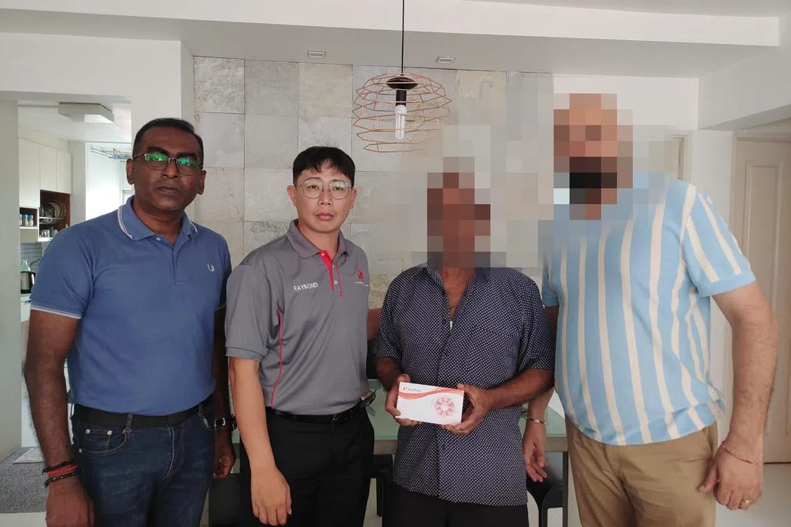 A 74-year-old security officer was allegedly assaulted repeatedly by a resident at a condominium he works in.