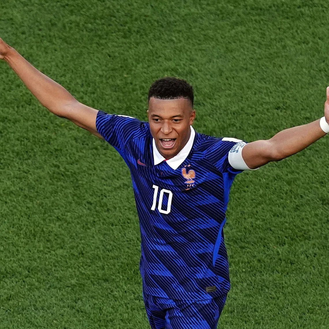 Kylian Mbappe did well in his role as skipper at the World Cup.