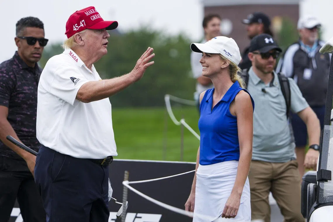 People who have worked with Trump described Ms Natalie Harp as a conduit, rather than a filter, and an instant enabler of his impulses. 