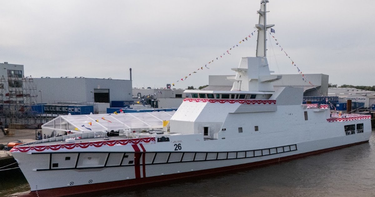 Singapore navy launches advanced Sentinel-class offshore patrol vessel ...