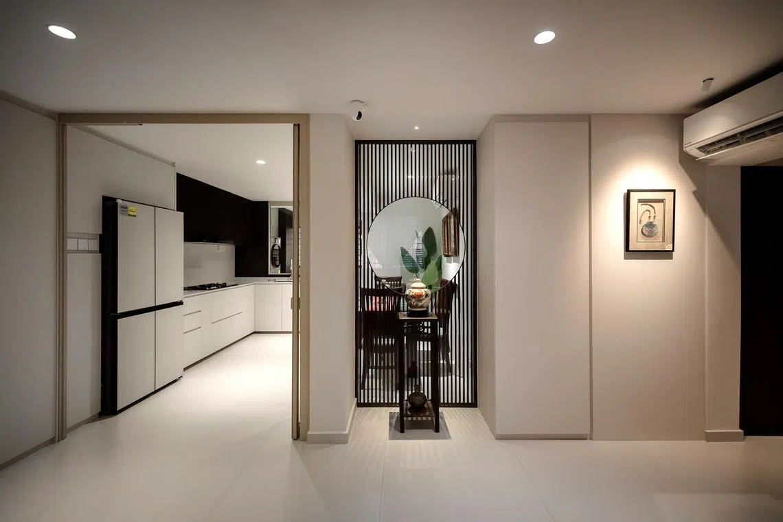 straitstimes.com - Chinese heritage meets modern living in Bishan HDB flat
