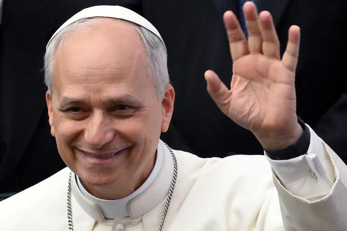 Pope Leo also called on Christians living in the Middle East not to abandon their homes.
