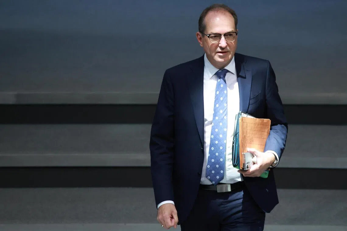 Interior Minister Alexander Dobrindt said Germany was developing drone defence systems. 