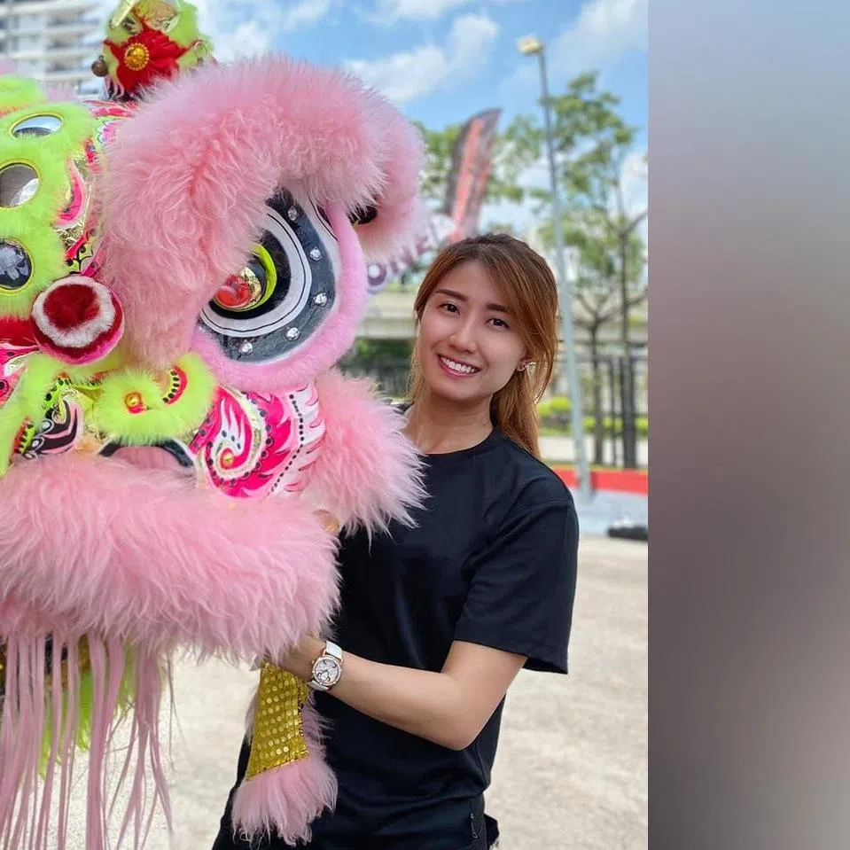 Lion dance trainer Tan Yee Lee received her licence in 2018, and has led hundreds of lion dance performances since.