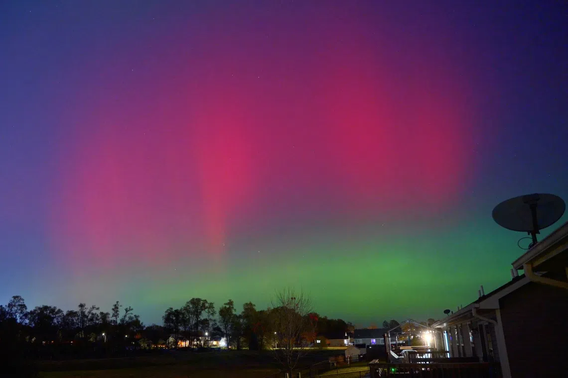 Northern lights dazzle US skies as far south as Alabama