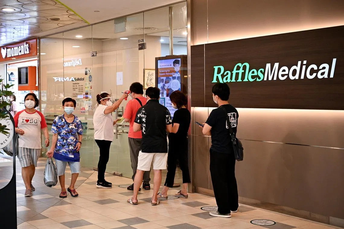 Foreign patients return to Singapore to seek medical treatment during the second half of 2022, as borders reopen, the healthcare services provider says.