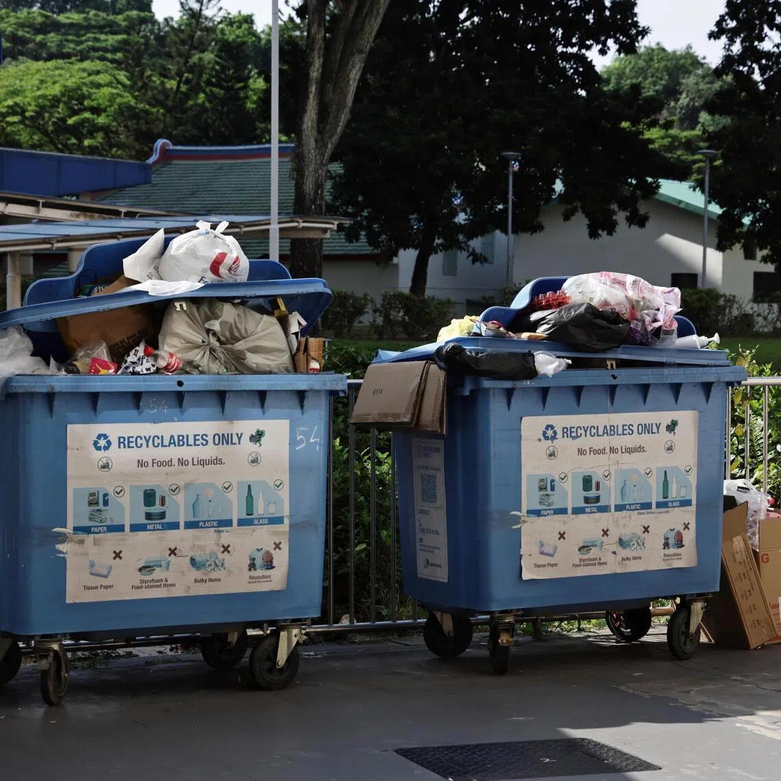 Recycling rates have remained lacklustre, falling from 59 per cent in 2019 to 52 per cent in 2025.