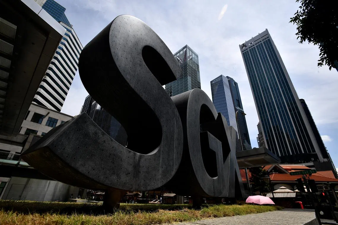 SGX Centre 1 at Shenton Way in the Central Business District on September 1, 2020.