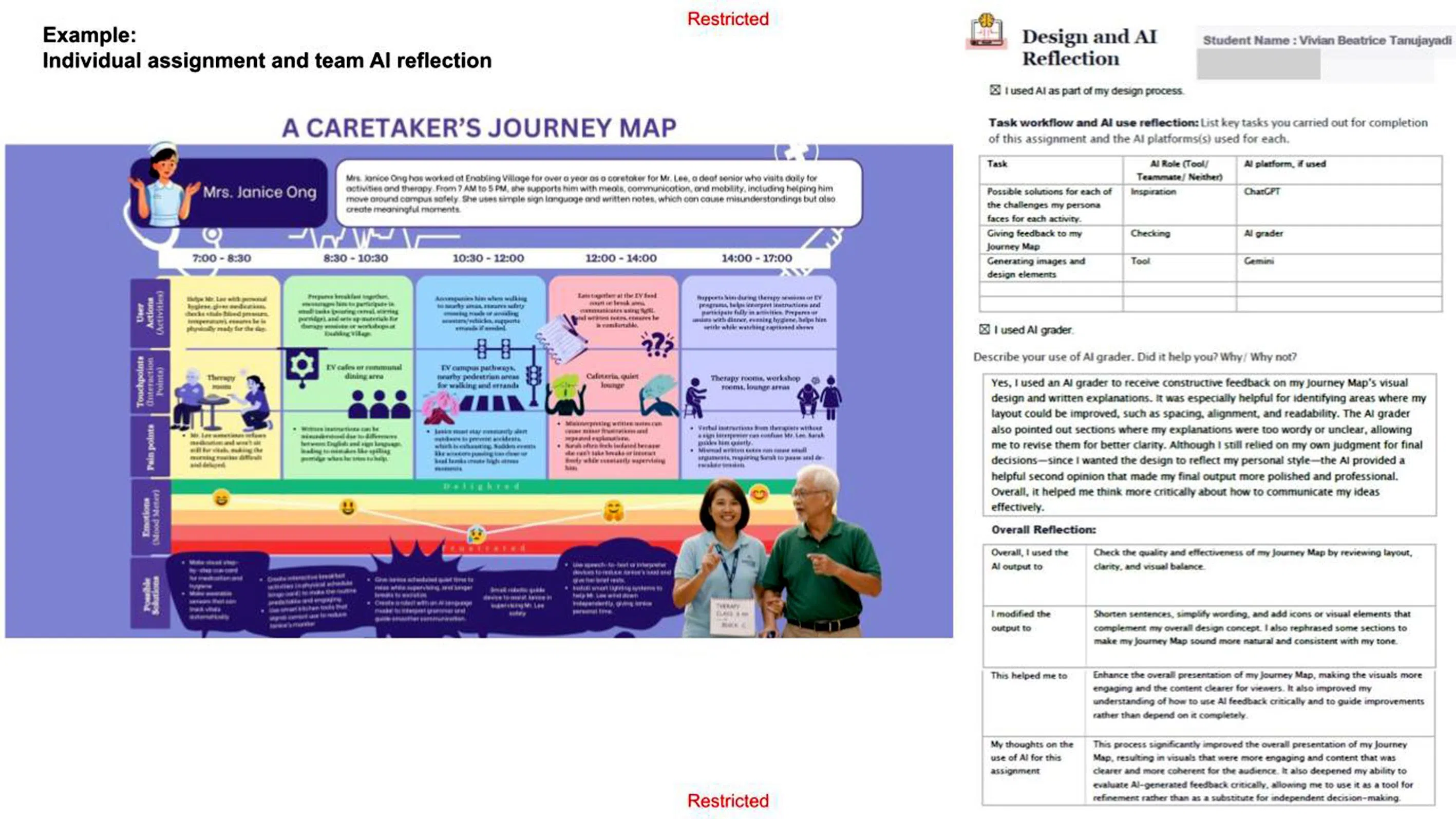 In Khan’s course, students report every decision, every use of AI, every moment they reject AI’s output in favour of their own judgment.