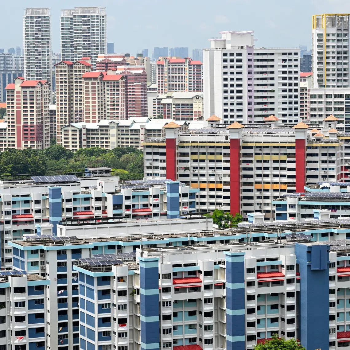 The 198 blocks chosen for upgrades are located in estates including Bedok, Bishan, Jurong West, Pasir Ris, Sengkang, Serangoon, Tampines and Woodlands.