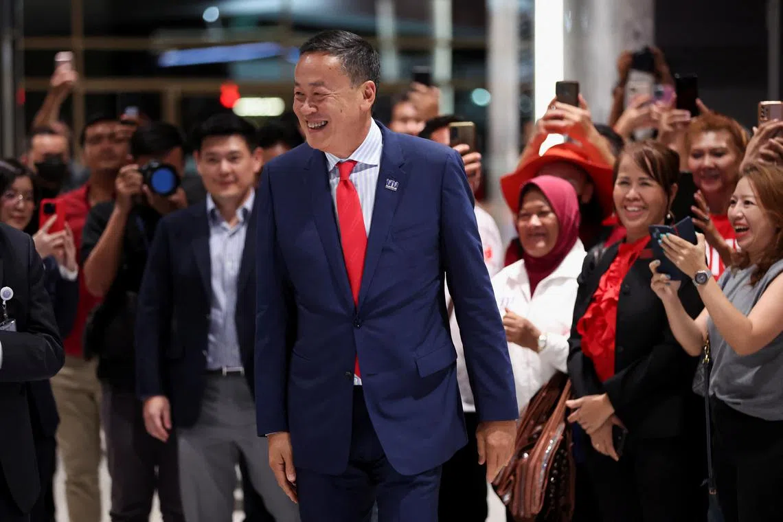 Thai Prime Minister Srettha Thavisin will skip the Asean Summit in Jakarta this week due to his tight schedule.