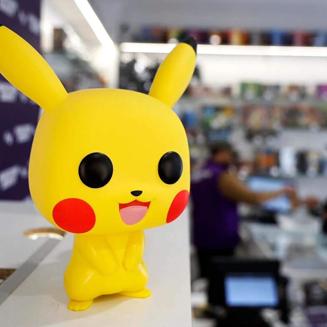 The woman was a staff member of the Pokemon Centre store in a commercial building in Tokyo.  