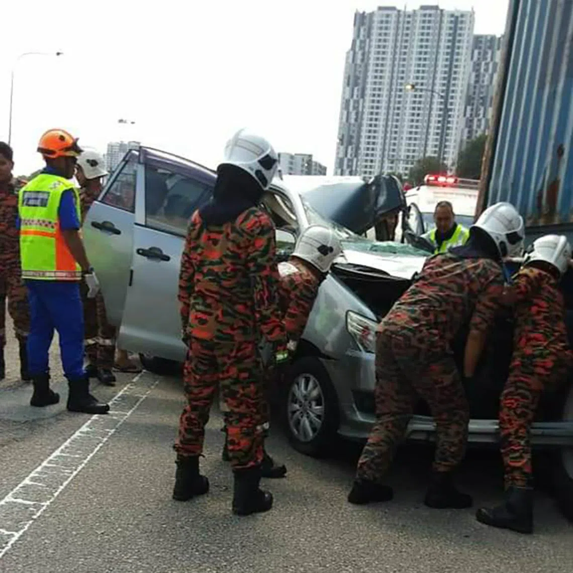 Mr Lim Chun Yong was a passenger in a car involved in a collision with a semi-trailer and another vehicle. Since then, he has needed full-time care.