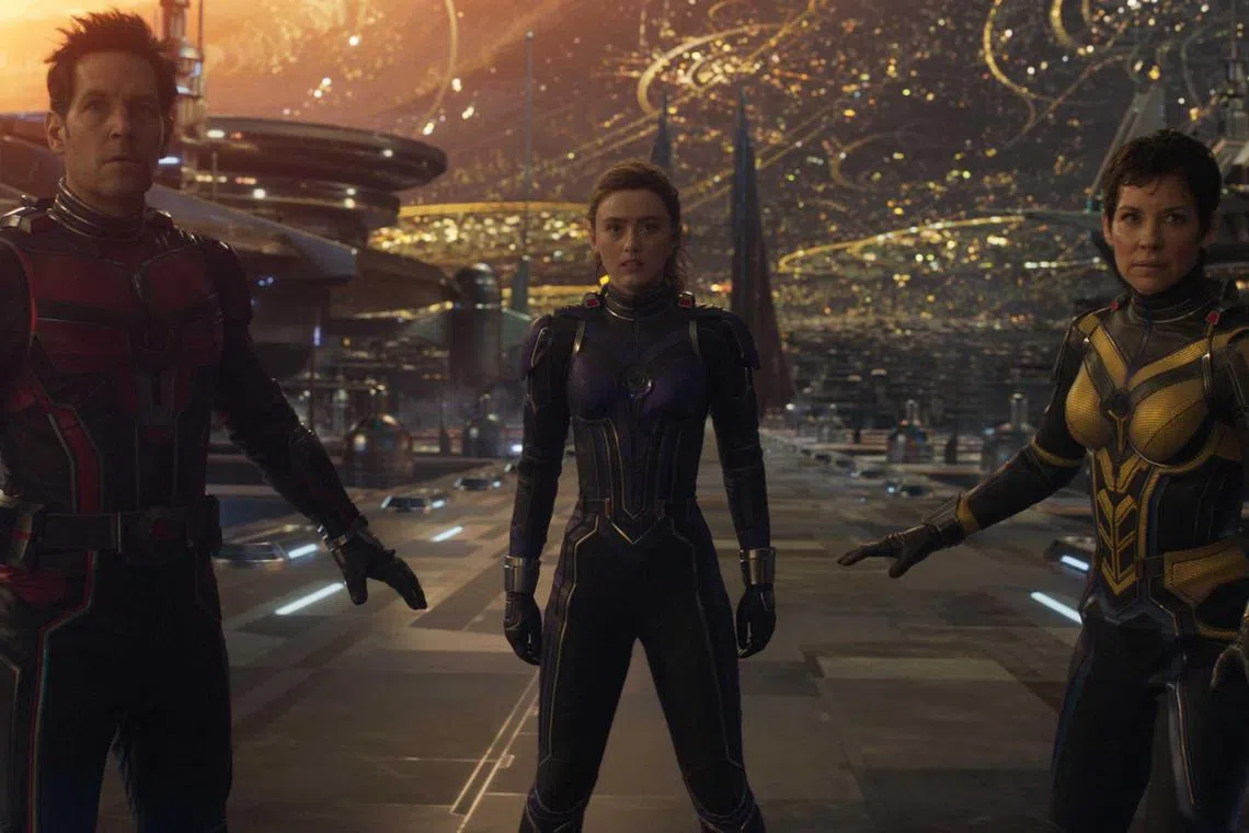 joant16 - The film Ant-Man And The Wasp: Quantumania stars Paul Rudd (above left), Evangeline Lilly (above right), Kathryn Newton (centre), Michelle Pfeiffer, Michael Douglas and Jonathan Majors. The third film in the Ant-Man franchise is set in the fantastical Quantum Realm.


Source: The Walt Disney Company