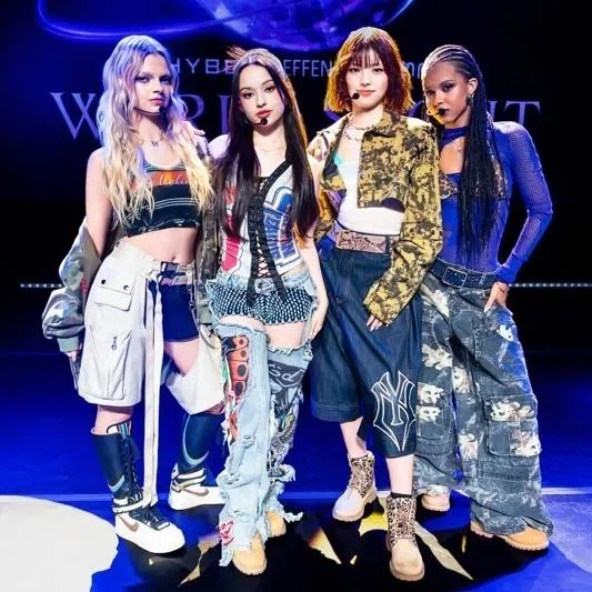 New global girl group Saint Satine comprise (from left) Emily, Lexie, Sakura and Samara.