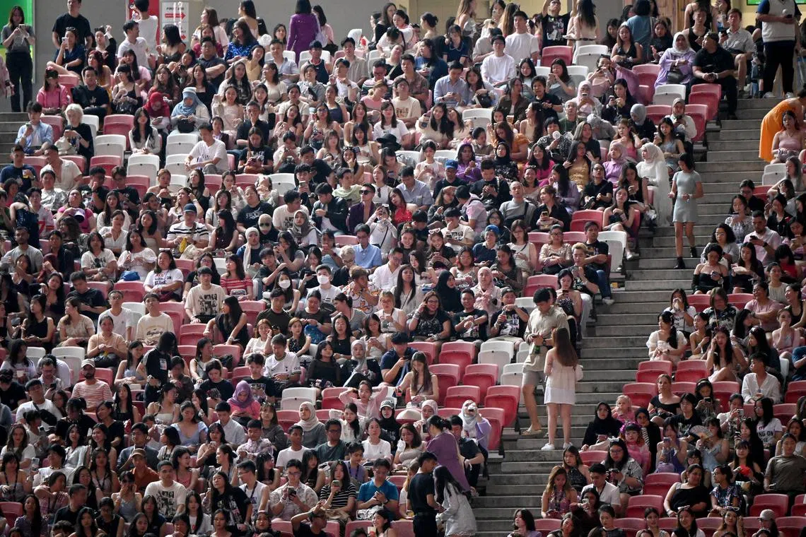 Concerts by Coldplay and Mayday in January, Ed Sheeran in February, and Taylor Swift in March – drew a combined total of around 840,000 visitors.