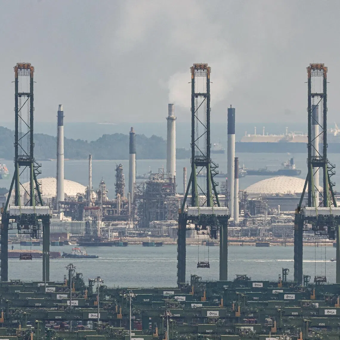 PSA Singapore processed 44.5 million TEUs in 2025 and maintains a network connecting to 600 ports globally with daily sailings.