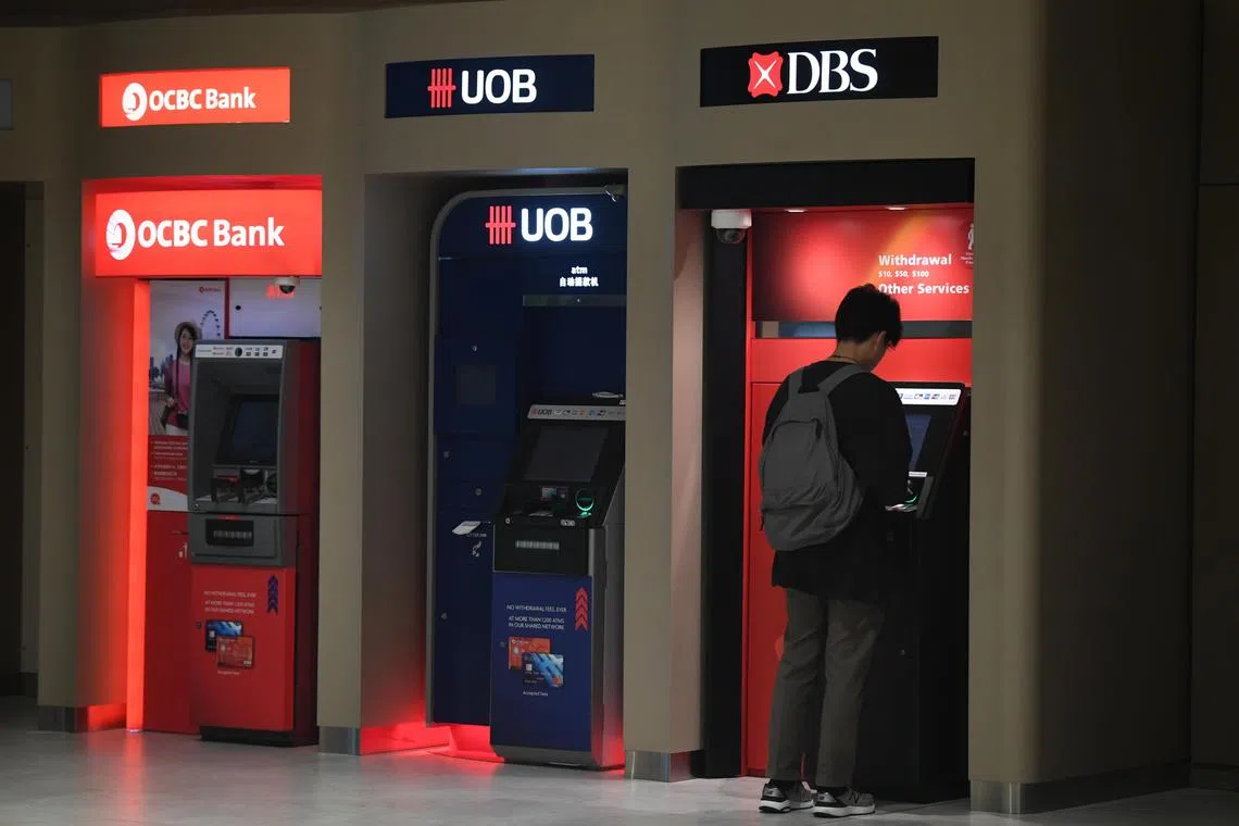 The outlook for the three Singapore lenders is clouded by economic uncertainty.