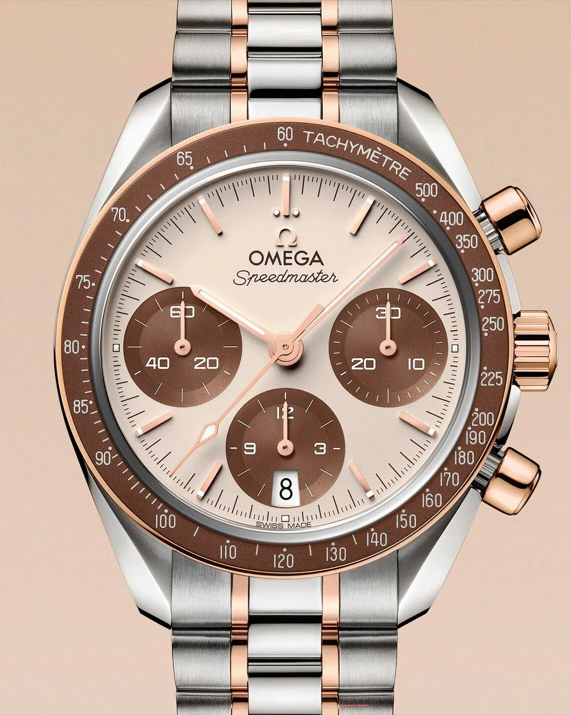 Omega’s new Speedmaster 38mm Collection features round subdials  cleaner dial text and bolder bezels with the Moonwatch’s prized Dot Over Ninety,