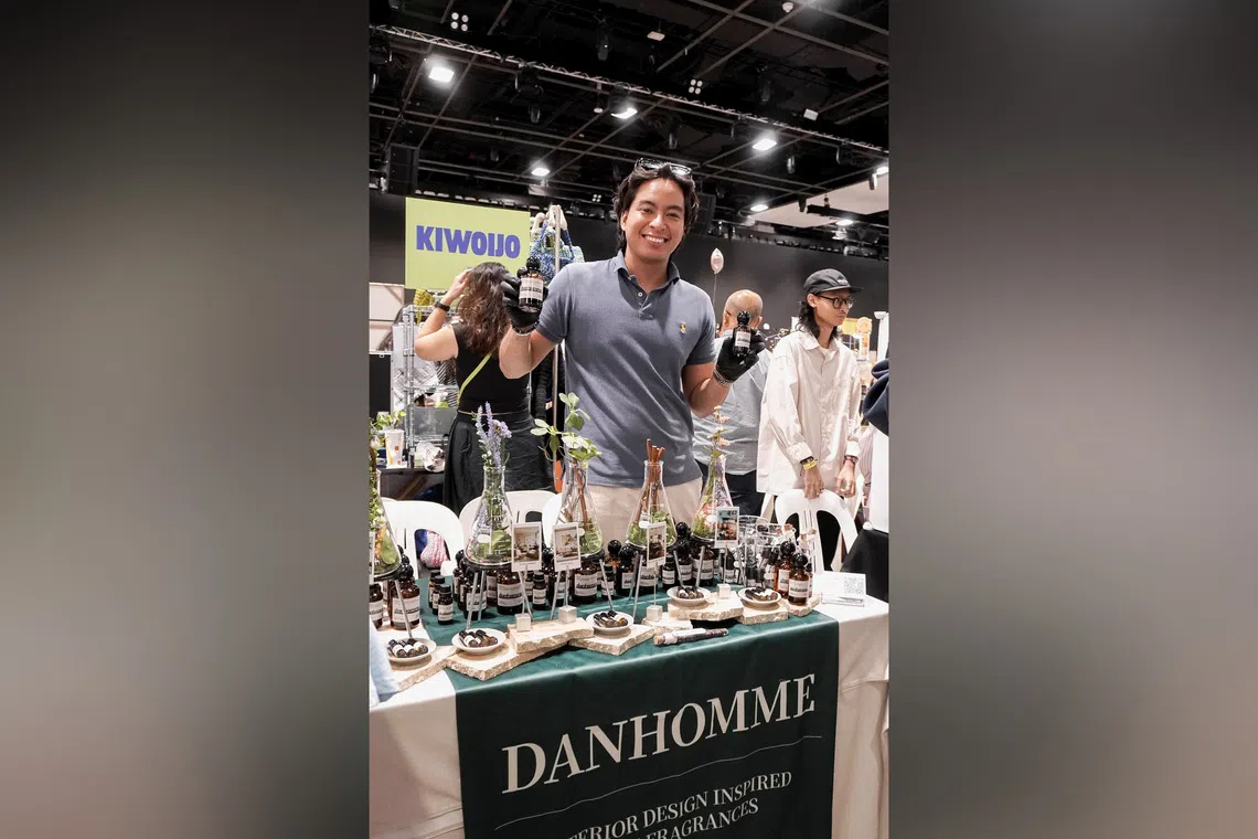 Danial says pop-ups give him the chance to interact with customers and solicit feedback.