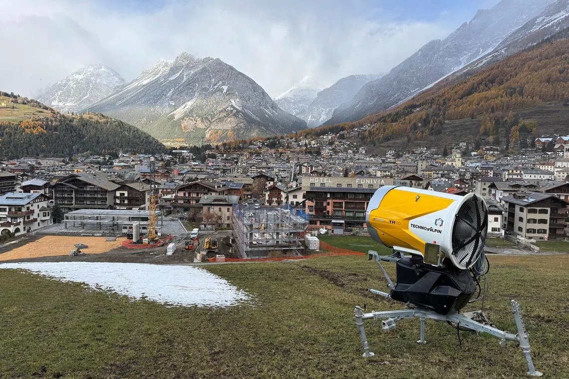 Winter Olympics - Milan-Cortina D'Ampezzo 2026 Winter Olympic Games Preview - Bormio, Italy - November 20, 2024 General view of the Bormio alpine venue ahead of the 2026 Winter Olympics  REUTERS/Pawel Kopczynski