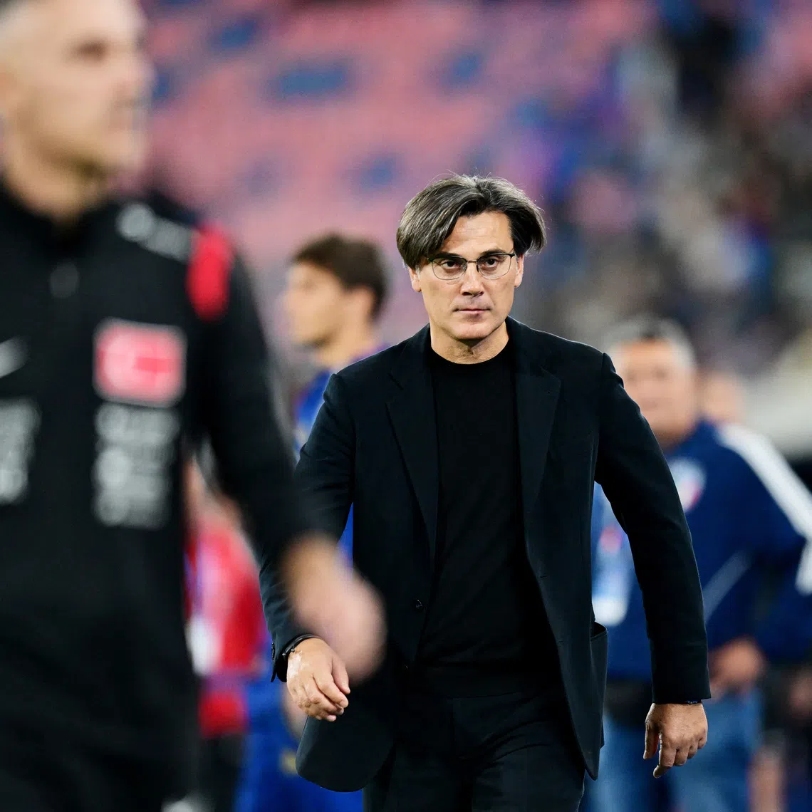 Soccer Football - Nations League - Group A1 - Italy v Turkey - Stadio Renato Dall'Ara, Bologna, Italy - October 5, 2026 Turkey coach Vincenzo Montella inside the stadium before the match REUTERS/Daniele Mascolo