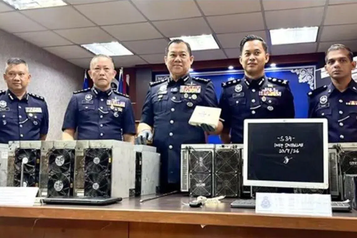 3 arrested in Johor for stealing electricity to mine cryptocurrency