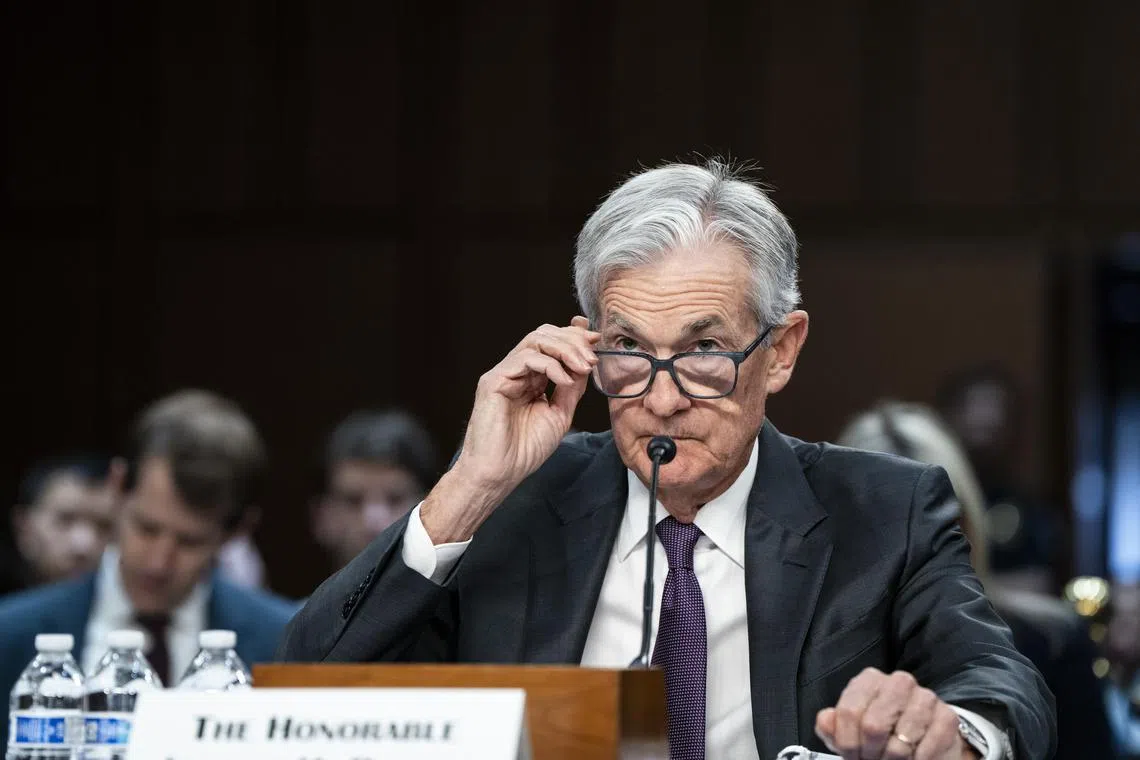 Jerome Powell, the Federal Reserve chair, testifies before the Senate Banking, Housing and Urban Affairs committee on Capitol Hill in Washington, on Tuesday, Feb. 11, 2025. Powell testifies as inflation risks are resurfacing, regulatory changes are in flux and the Federal Reserve’s policy independence is in the spotlight. (Haiyun Jiang/The New York Times/)