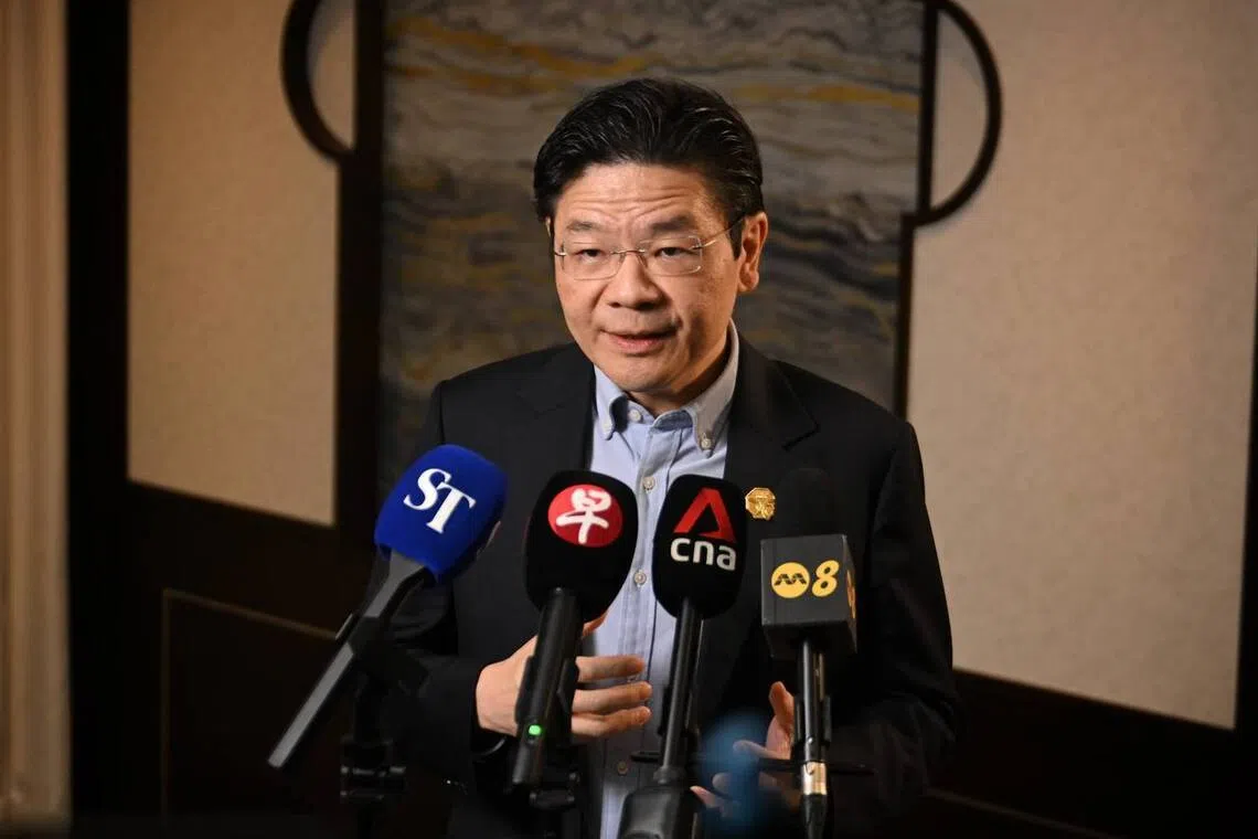 Singapore and other countries are not passive bystanders, said PM Lawrence Wong.