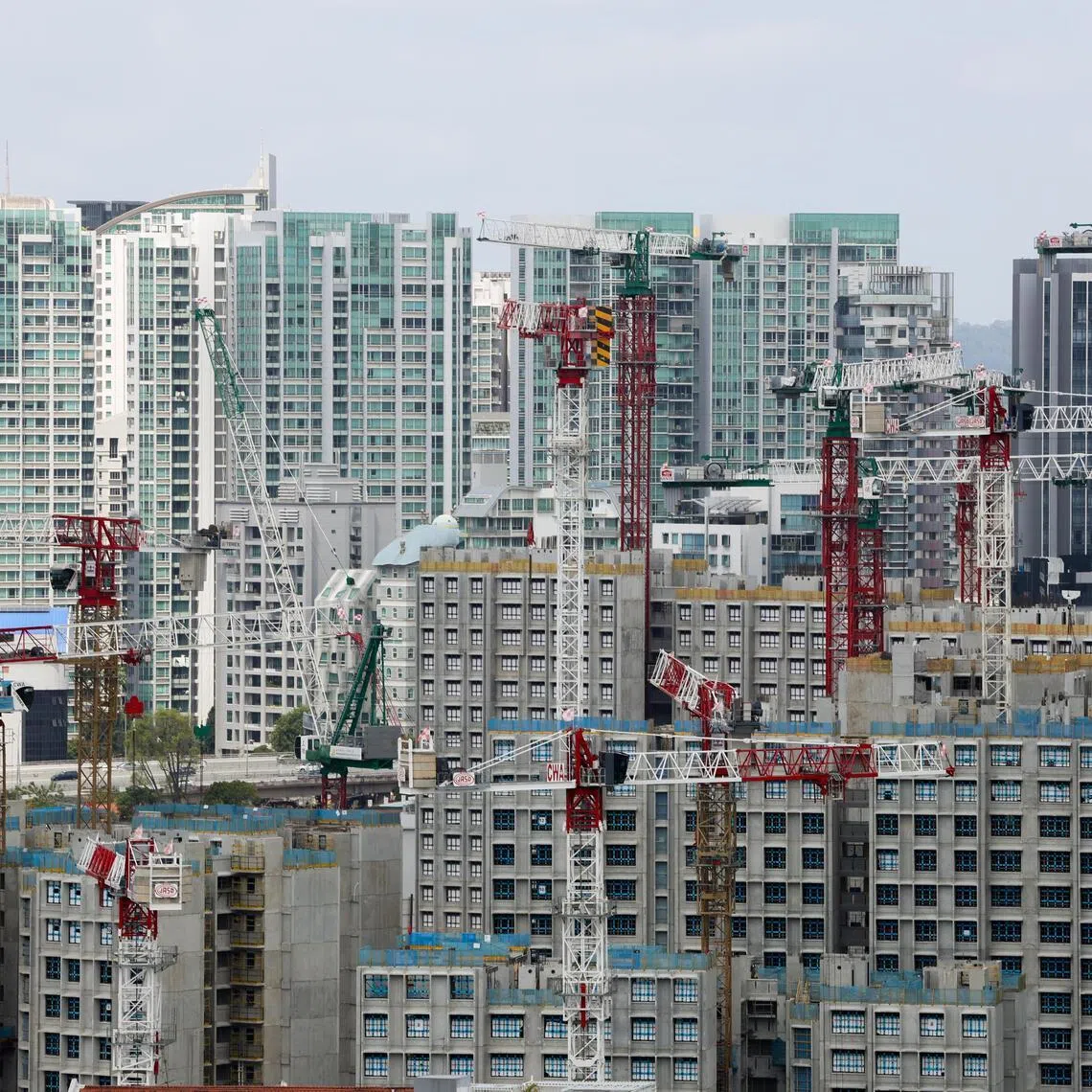 Public housing projects that are being constructed will come under the Government's cost sharing initiative.