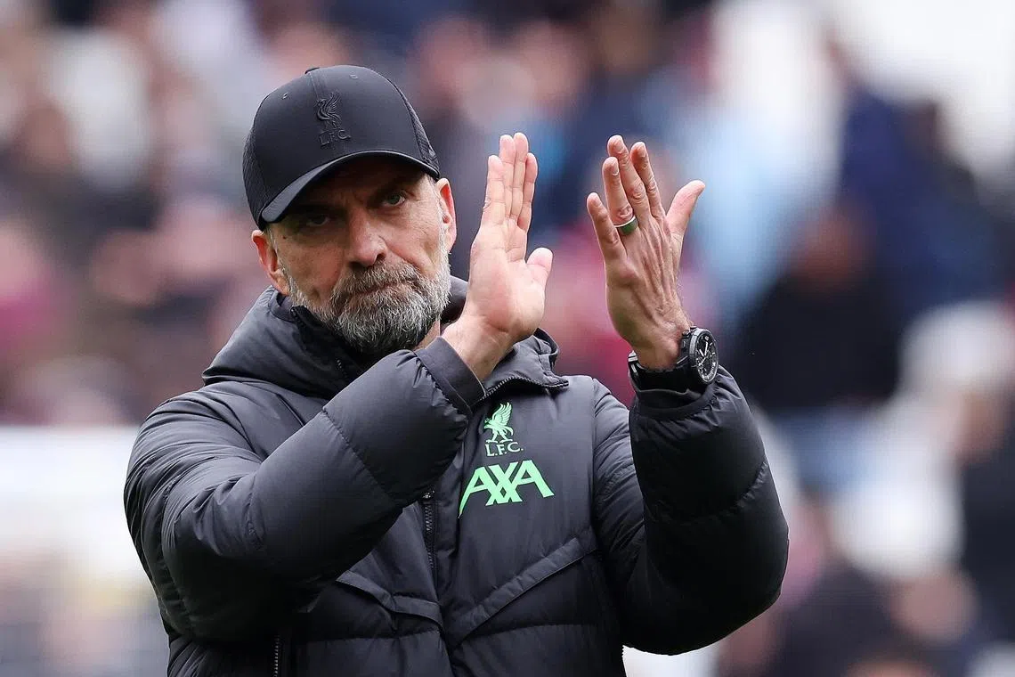 Jurgen Klopp will be leaving Liverpool at the end of the season, with Feyenoord’s Arne Slot in the running to replace the German.