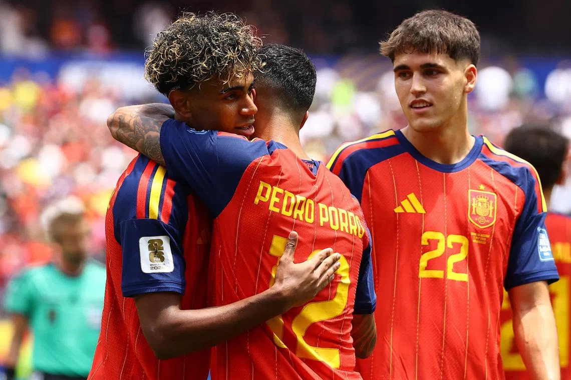 Soccer-Lamine effect restores Spain's bite as teenager bends Austria to his rhythm