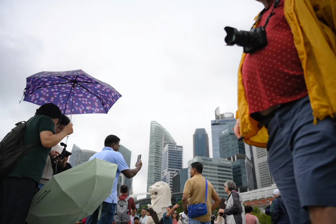 Thundery showers are expected over parts of Singapore in the afternoon on most days in the second half of November.
