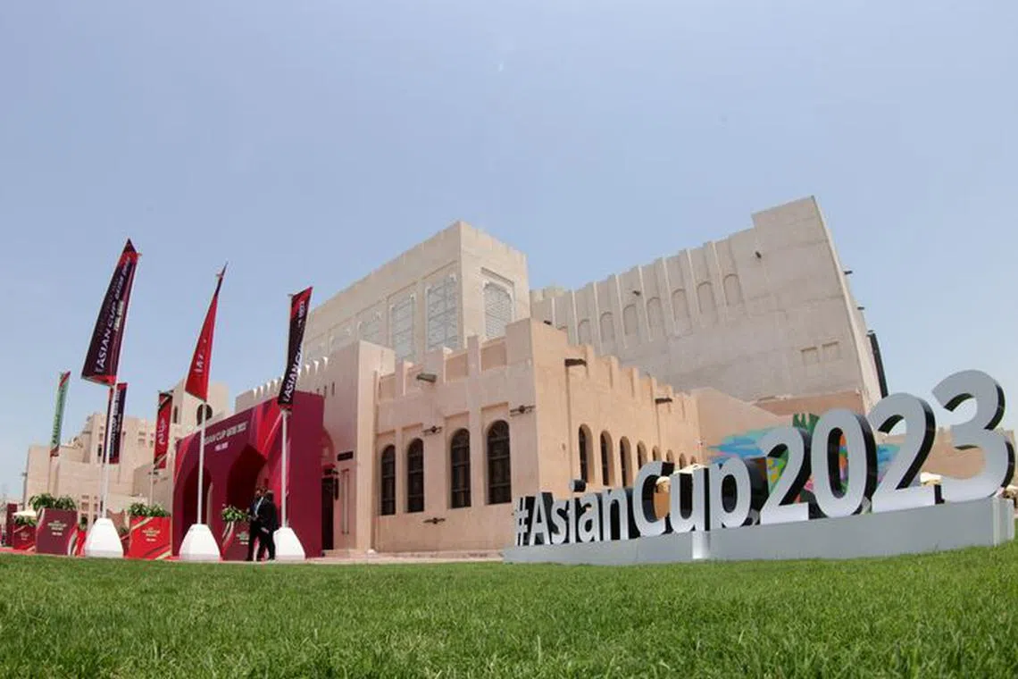 Soccer Football - AFC Asian Cup - Final Draw - Katara Opera House, Doha, Qatar - May 11, 2023 General view outside the venue before the draw REUTERS/Mohammed Dabbous/File photo